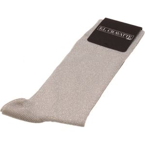 Zilveren Glittersokken - E.L. Cravatte