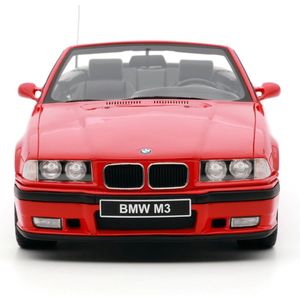 BMW E36 M3 cabrio modelauto 1:18 OttoMobile OT1048 rood