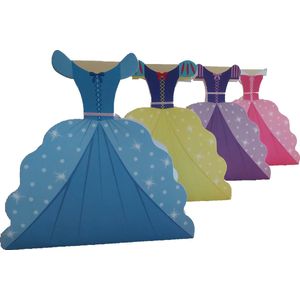 12 stuks prinsessen cadeaudoosjes GROOT - traktatie doosjes - geschenkdoosjes - prinses - prinsessen - Sneeuwwitje - Doornroosje - Assepoester - Rapunzel -uitdeelgeschenk - uitdelen - trakteren
