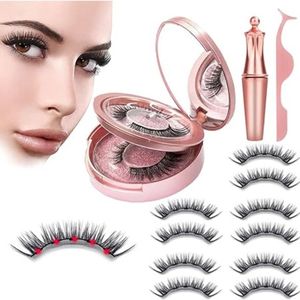 Equivera Magnetische Wimpers - Magnetische Wimpers - Magnetische Wimpers met Applicator - Herbruikbare Magnetische Wimpers - Nep Wimpers - Nep Wimpers Set - Fake Magnetic Lashes - Wimper Extension - Fake Lashes Set