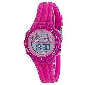 Marea B25155/1 digitaal horloge 34 mm 100 meter roze