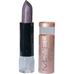 Moment - Glitter Lipstick - Transparant met paarse en zilver en multi glitters / Violeta - Party - 1 stuks
