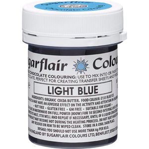 Sugarflair Chocolate Colour - Lichtblauw - 35g - Chocolade Kleurstof - Voedingskleurstof