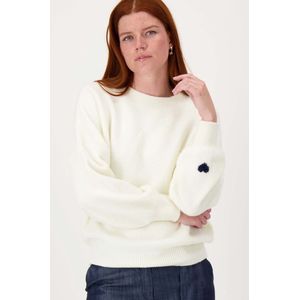 Zusss Trui Met Hartje Detail Wit