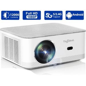 Projector - Mini beamer - Klein van formaat - Draagbaar - 1080 FULL HD - 4K - Video WIFI - Thuis bioscoop van hoge kwaliteit