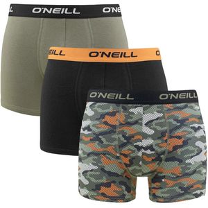 O'Neill heren 3P boxers camouflage groen & zwart