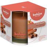 Bolsius Geurkaars True Scents Apple Cinnamon - 9.5 cm / ø 9.5 cm