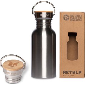 Retulp Urban - Waterfles - Drinkfles - 500 ml - RVS