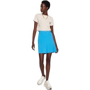 Trendyol Blauwe Shorts En Bermuda Twoss19Wx0108