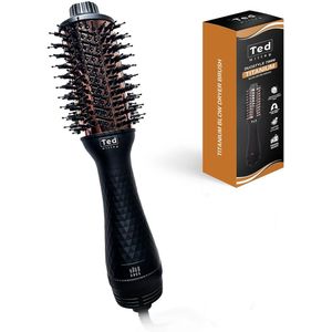 Fohnborstel DuoStyle® Titanium Airstyler – Professionele Föhnborstel & Warmteborstel in één | Anti-Pluis, Glanzend Haar | Voor Kort, Halflang & Lang Haar | by Ted Hilley