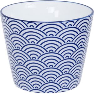 Tokyo Design Studio - Nippon Blue Koffiekop - Golven - 8.3x6.5cm - 180ml