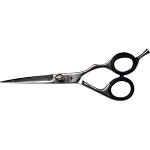 Rojafit Professionele Kappersschaar Courage 5,5"" (13,97 cm) – Scheermesscherp Edelstaal – Ergonomische Haarschaar met Afneembare Vingergeleider & Rubber Stopper