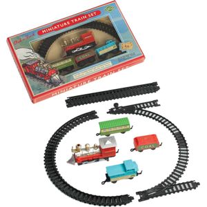 REX LONDON Toys - Miniatuur speelgoed trein - knutselpakket voor jongens en meisjes - DIY