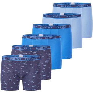 Schiesser Jongens shorts / pants 6 pack Kids Boys 95/5 Organic Cotton