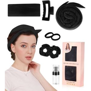 Allecto Premium - Hitteloze Haarkrullers voor Golvende Krullen - Zonder Hitte 's Nachts - Middellang Haar - Doe-Het-Zelf Optie - Fluweel Krulband