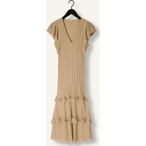 Liu Jo Romantic Party Lux Dress Dames - Jurk - Goud - Maat XS
