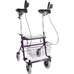 Premis Provo Rollator 2de generatie - Inclusief Onderarmschalen - Paars