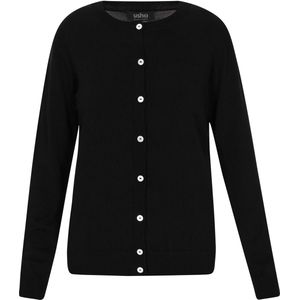 usha BLACK LABEL Gebreid vest  zwart