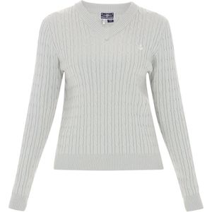 DreiMaster - Maritim - Trui - Mintgroen - Lange Mouw - V-hals