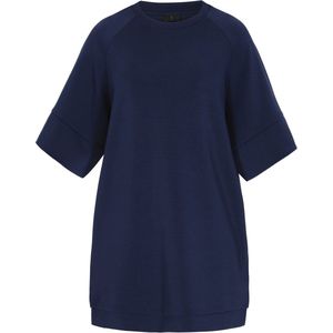 DreiMaster - Klassik - Jurk - Donkerblauw - Raglanmouwen - Korte Lengte