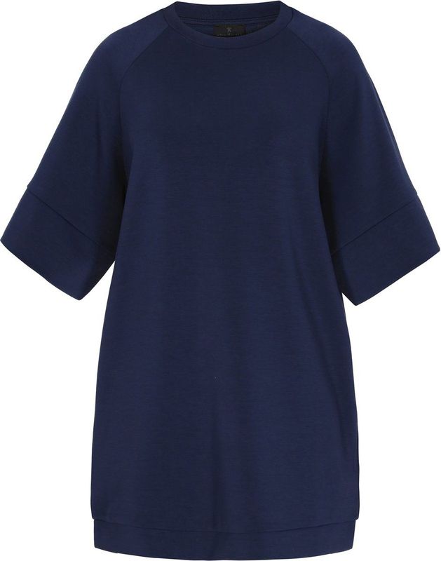 DreiMaster - Klassik - Jurk - Donkerblauw - Raglanmouwen - Korte Lengte