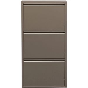 Schoenenkast Caruso taupe 3 laden Kare Design