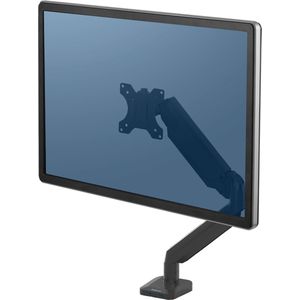 Fellowes Platinum - Monitor arm - 1 scherm - Tot 8 kg - Tot 32 inch - Gasveer - USB - Zwart