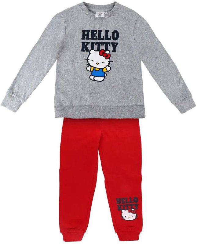 Cerda Group Hello Kitty Trainingspak Grijs 6 Years Meisjes