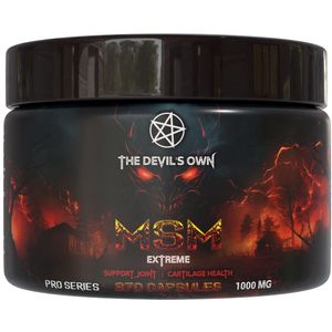 The Devil's Own | MSM 1000mg | 270 Capsules 270 servings | Methylsulfonylmethaan | Supplement | Nutriworld