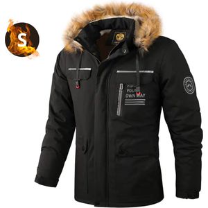 Livano Winterjas Voor Heren - Parka - Winter - Jas - Volwassen - Zwart - Maat XL