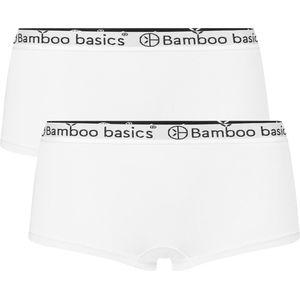 Comfortabel & Zijdezacht Bamboo Basics Iris - Bamboe Hipsters (Multipack 2 stuks) Dames - Onderbroek - Ondergoed - Wit - XL