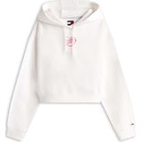 Tommy Jeans - ESS - Sweatshirt - Rood/Wit
