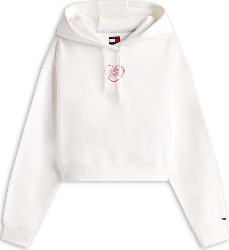 Tommy Jeans - ESS - Sweatshirt - Rood/Wit