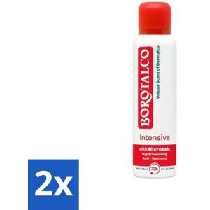 Borotalco Deospray Intensive 150 ml - Voordeelverpakking - 2 stuks