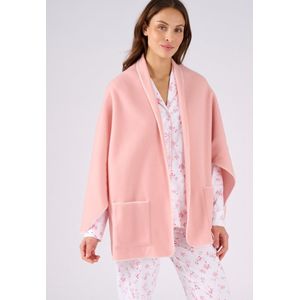 Damart - Poncho voor binnen Thermolactyl van fleece - Dames - Roze - Eén maat