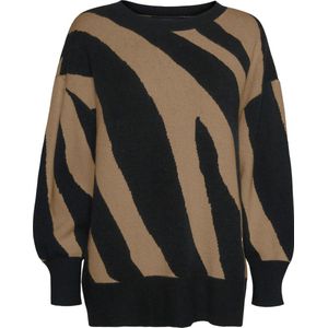 VMNANCY LS O-NECK LONG PULLOVER BOO