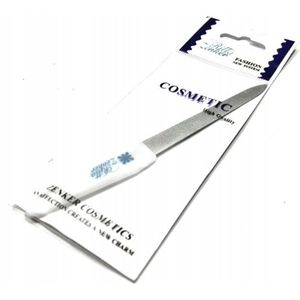 Saffier metalen nagelvijl - 11,5 cm, dubbelzijdig, voor natuurlijke en kunstnagels