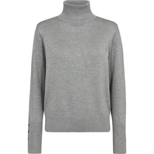 Freequent - Katie - Coltrui - Grijs - Aansluitend Model - Lange Mouwen