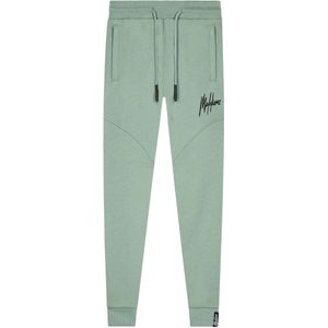 Malelions Malelions Junior Essentials Trackpants Jongens - trainingsbroek - Groen - Maat 176