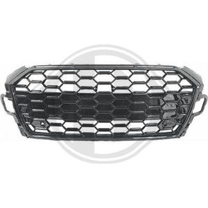 Diederichs - 1046540 - Radiateurgrille - Zwart - Glanzend - Sport-Optik