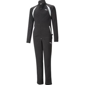 PUMA Tricot Suit op G Meisjes Trainingspak - Zwart - Maat 140