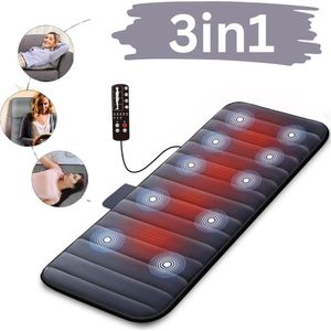 Massagematras - Massage matras met warmte - Massage matras - Massage mat - Volledig lichaam - Vibratie