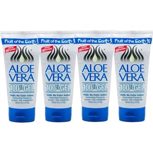 FRUIT OF THE EARTH - Aloe Vera 100% Gel - 4 Pak - Voordeelverpakking