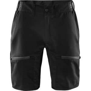 Fristads Carbon semistretch korte broek - Zwart - XL