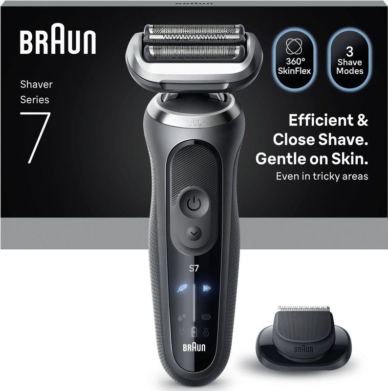 Braun - Series 7 - Elektrisch Scheerapparaat - Grijs - 72-G1200S - Voor Mannen