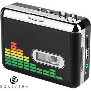 Equivera Cassette Speler - Cassette - Cassettespeler - Cassettebandjes - Cassetterecorder
