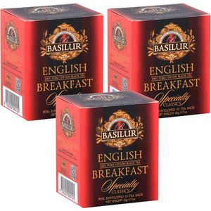 BASILUR English Breakfast - Zwarte thee in zakjes, 10x2g