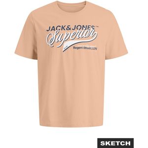 Jack & Jones Junior Shirt  sand / zwart / wit