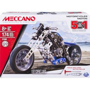 Meccano - 5 Modellenset Motorcycle - Bouwpakket