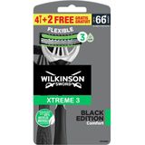 Wilkinson - Xtreme 3 Black Edition - Wegwerpscheermesjes - 6 Stuks